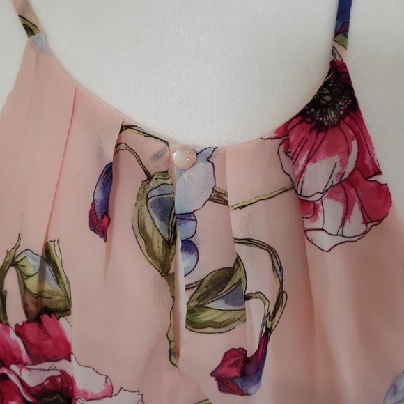 IZ Byer Flower print dress sz S - Picture 6 of 12